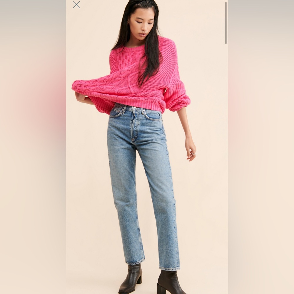AGOLDE 90s Pinch Waist High Rose Straight Jeans